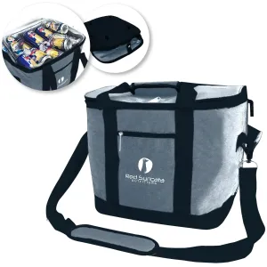 Red Suricata Heathered Grey/Black Collapsible 45can 30L Cooler Bag