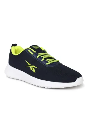 Reebok Kids Girls Synthetic/Textile Stride Runner K Running Shoes Vector Navy/SEMI Solar Yellow UK-5.5