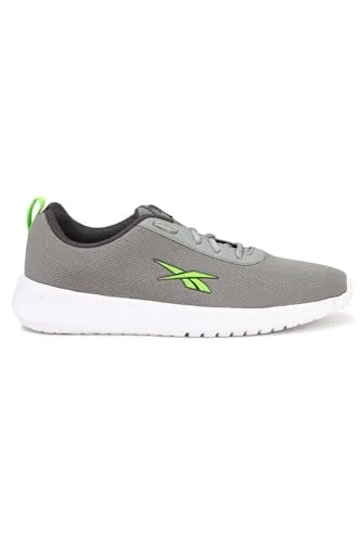 Reebok Kids Stride Runner K Flat Grey/ASH Grey/Lime R 5