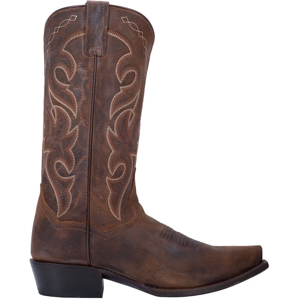 Renegade Distressed Embroidered Snip Toe Cowboy Boots