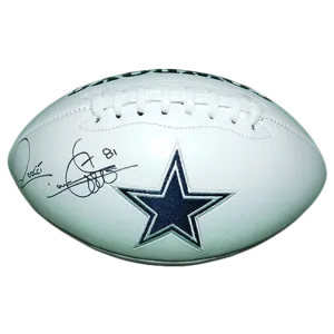 Rocket Ismail Autographed Cowboys Logo Football (JSA)