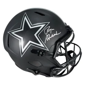 Roger Staubach Signed Dallas Cowboys Eclipse Speed Full-Size Replica Football Helmet (Beckett)