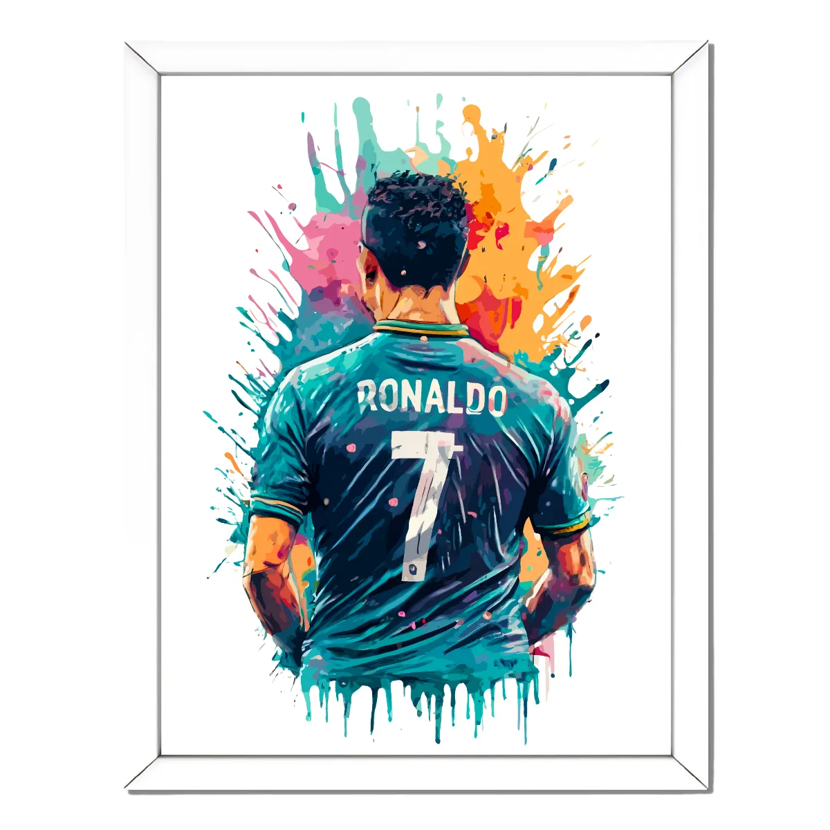 Ronaldo Poster | CR7 Poster for Football Fans | Gift for Football Enthusiast