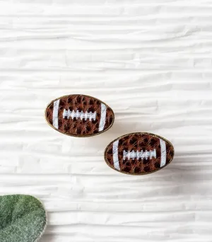 Running Back Football Stud Earrings