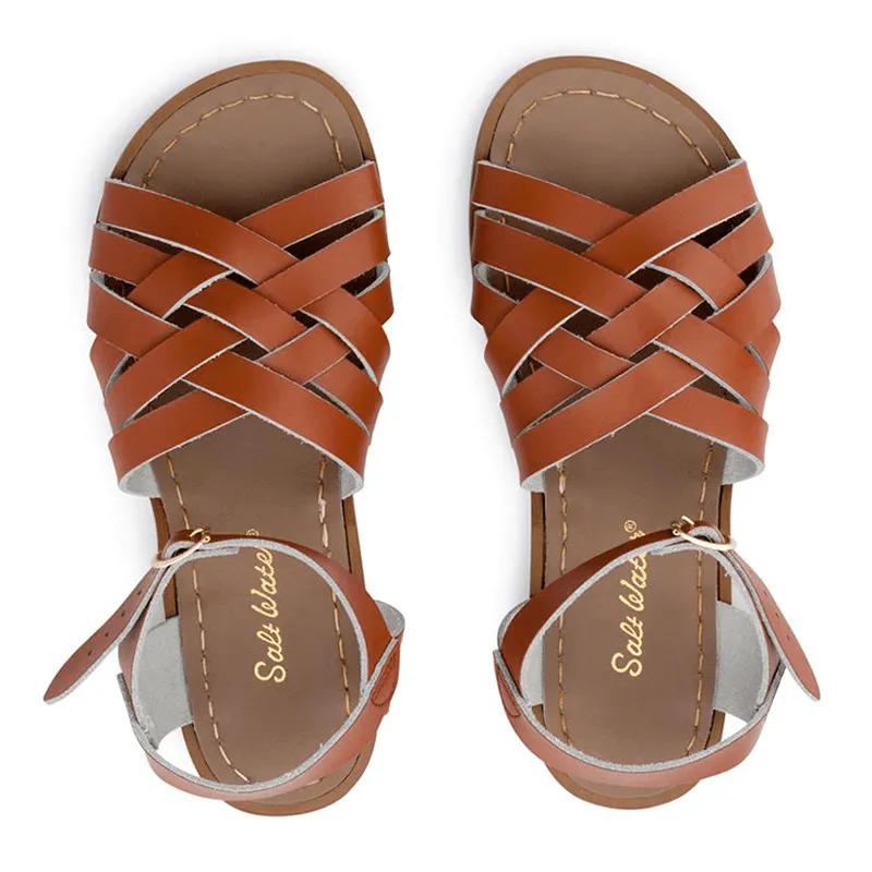 Salt Water Retro Sandals - Tan