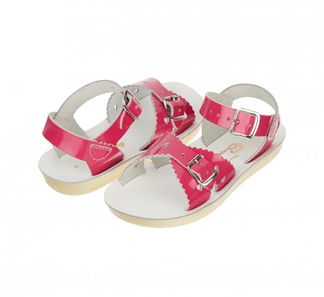 Salt Water Sandals Kids Sweetheart Sandal - Shiny Fuchsia