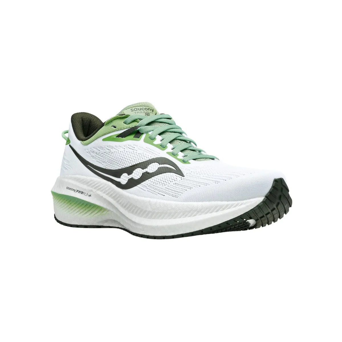 Saucony Triumph 21 Shoes White Green