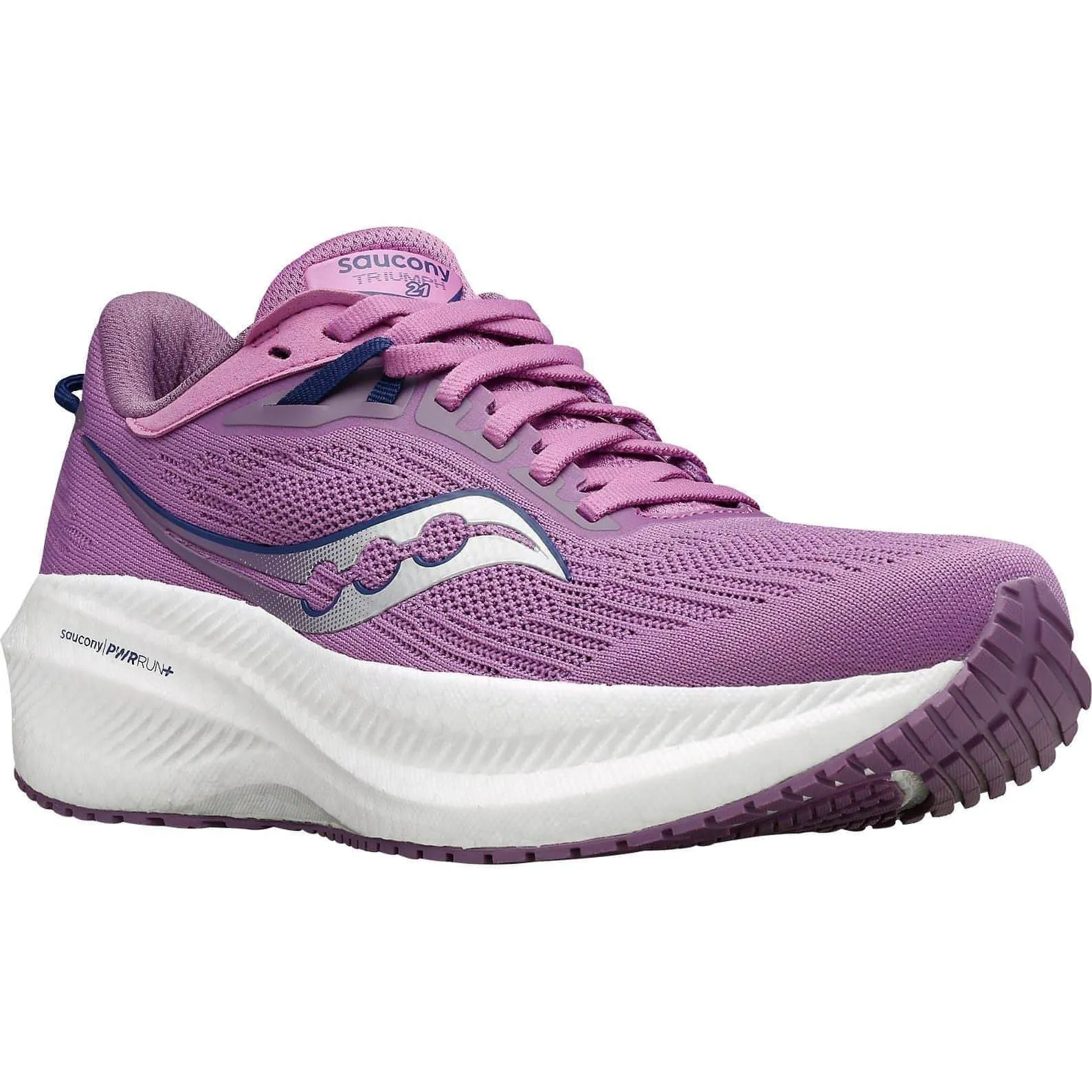 Saucony Triumph 21 Womens Running Shoes - Purple