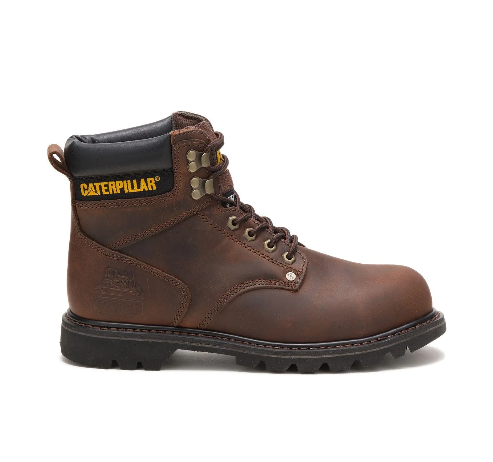 Second Shift Steel-Toe Work Boot Dark Brown