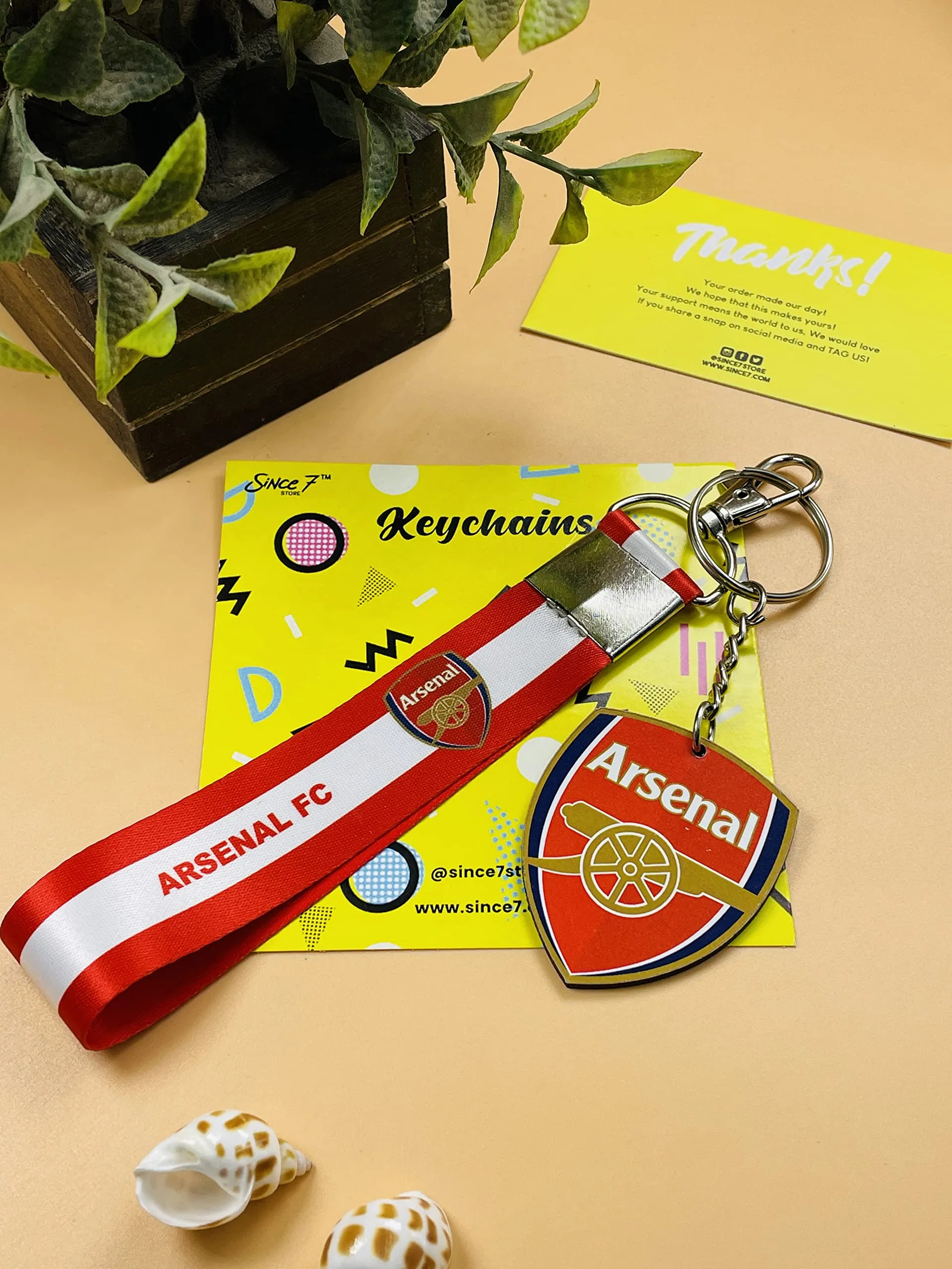 SINCE 7 STORE Arsenal Football Special Frame Gift Box For Gooners Includes: FOUR 5x7 Inches Frames, ONE Keychain, ONE Tag, ONE Club Badge