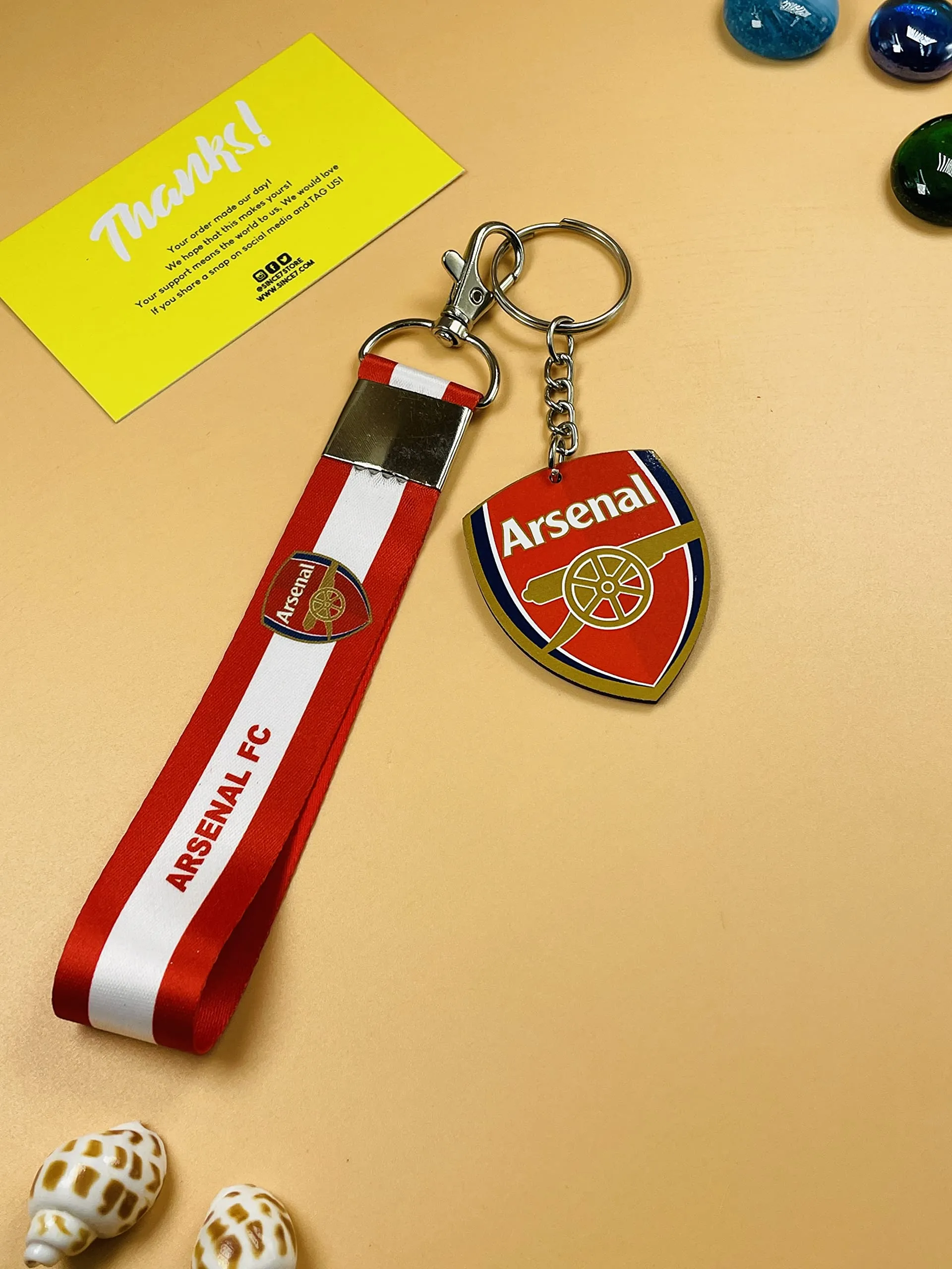 SINCE 7 STORE Arsenal Football Special Frame Gift Box For Gooners Includes: FOUR 5x7 Inches Frames, ONE Keychain, ONE Tag, ONE Club Badge