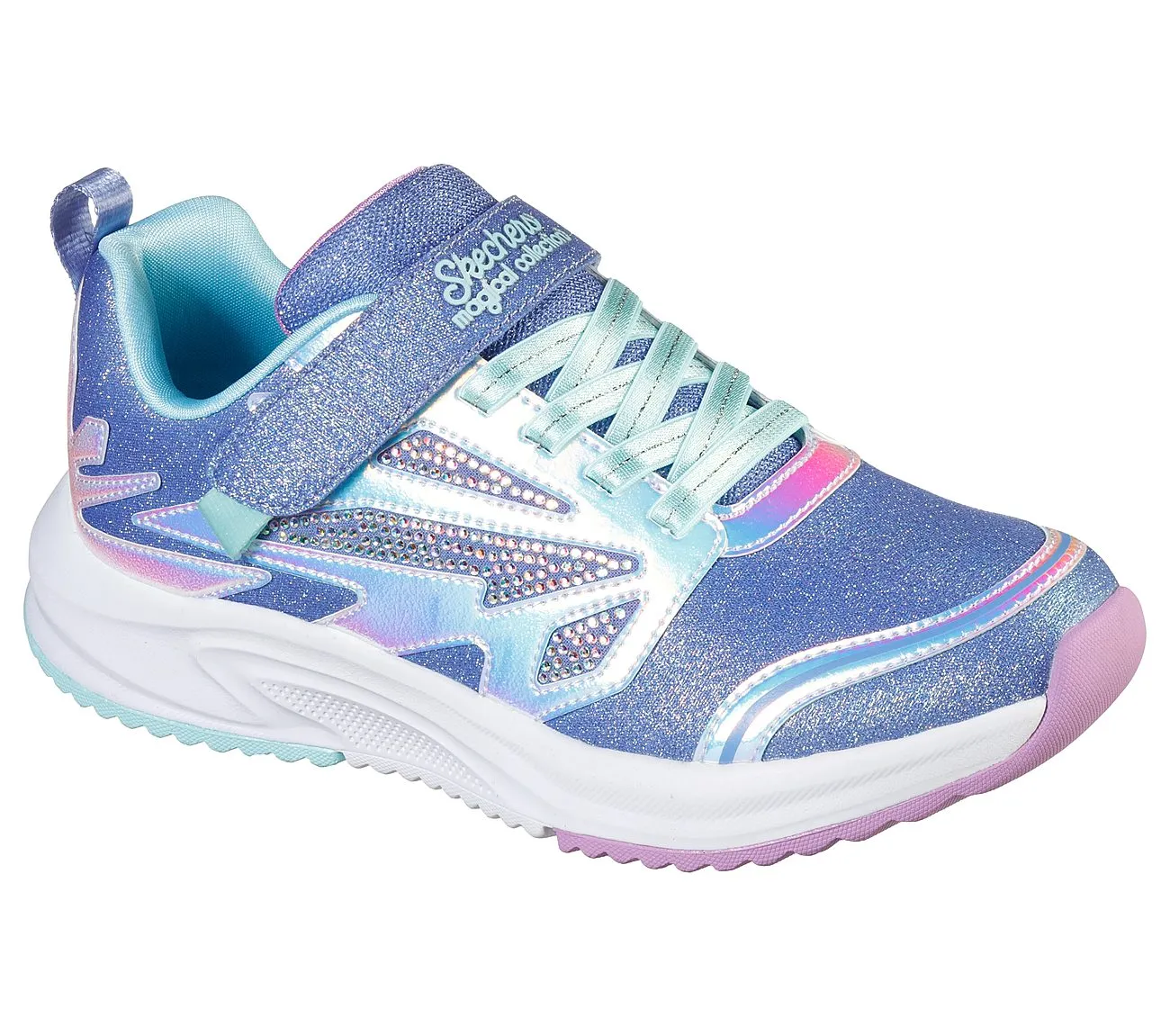 Skechers Kids Speed Runner Sweet Freeze Trainers - Blue