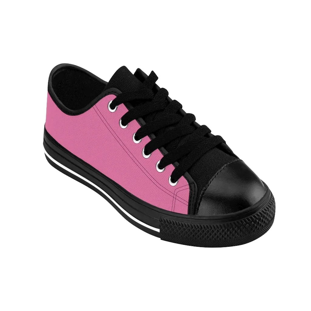 Solid Hot Pink Women's Sneakers