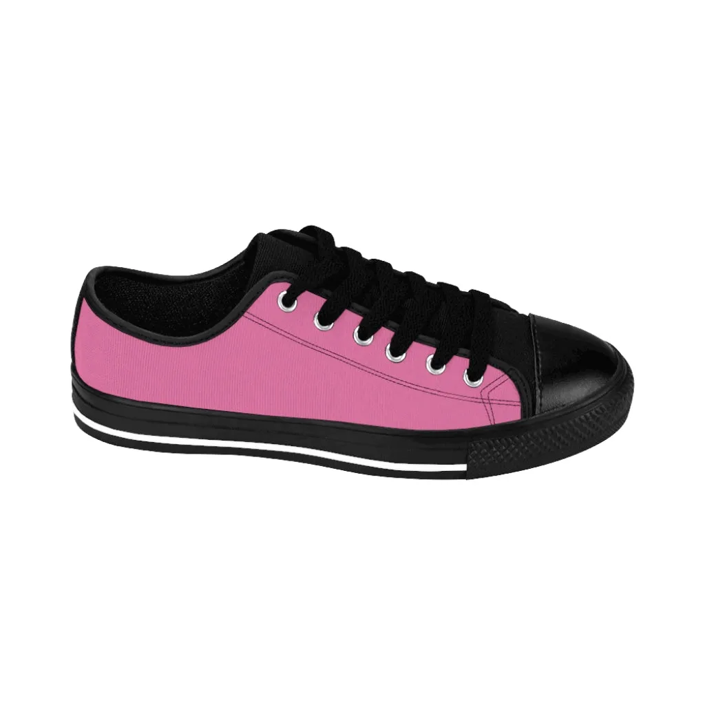 Solid Hot Pink Women's Sneakers