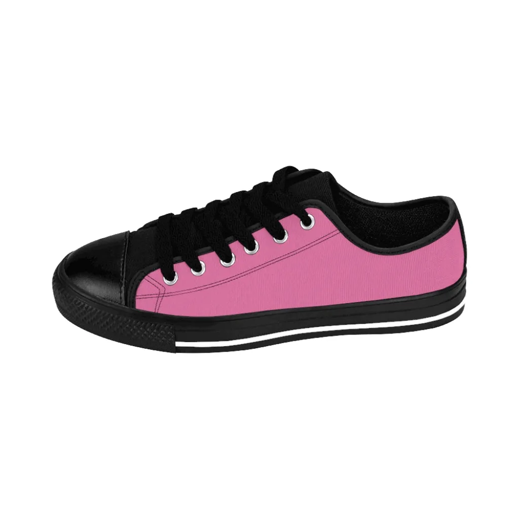 Solid Hot Pink Women's Sneakers