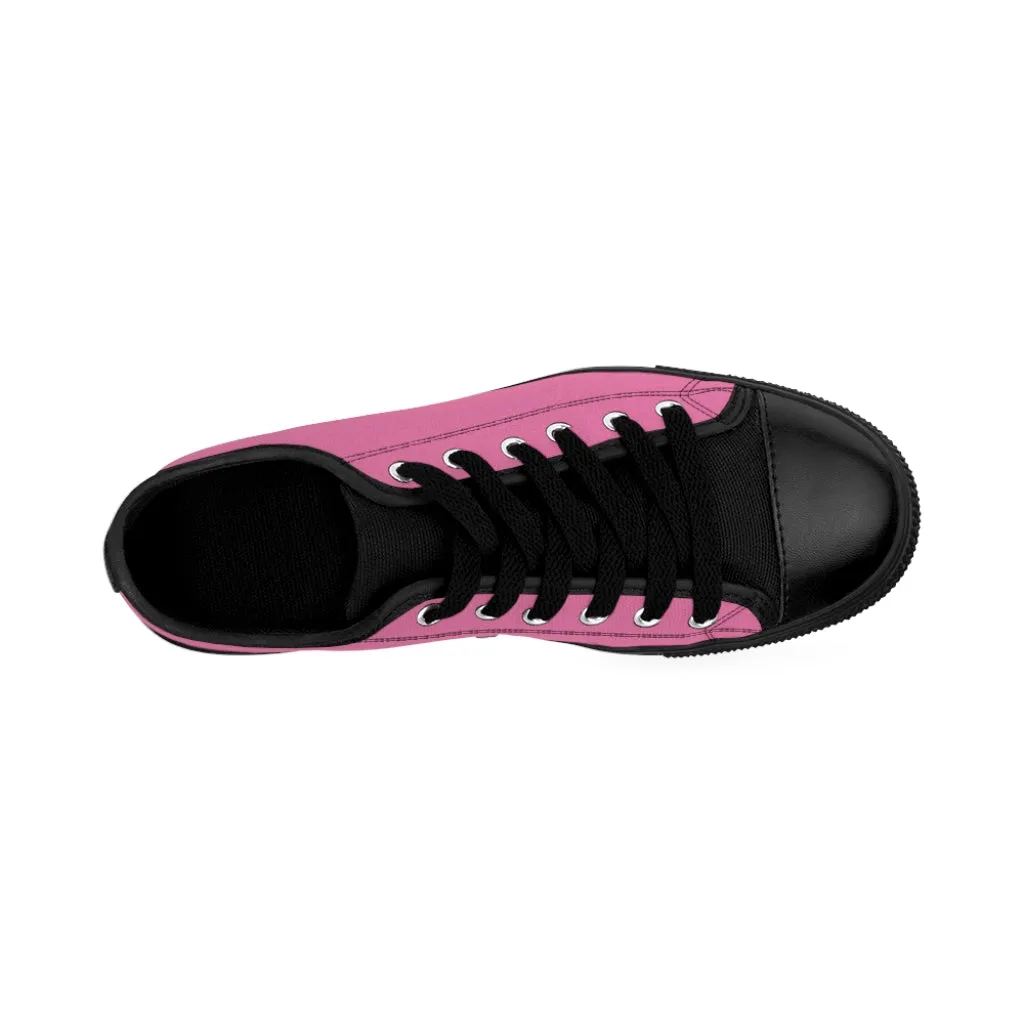 Solid Hot Pink Women's Sneakers