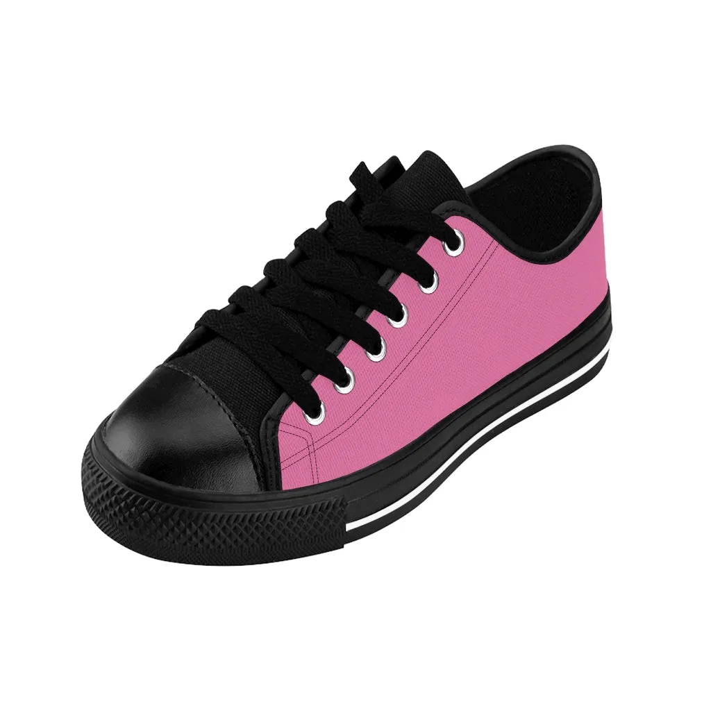 Solid Hot Pink Women's Sneakers