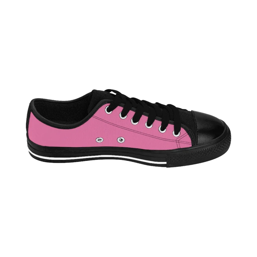 Solid Hot Pink Women's Sneakers