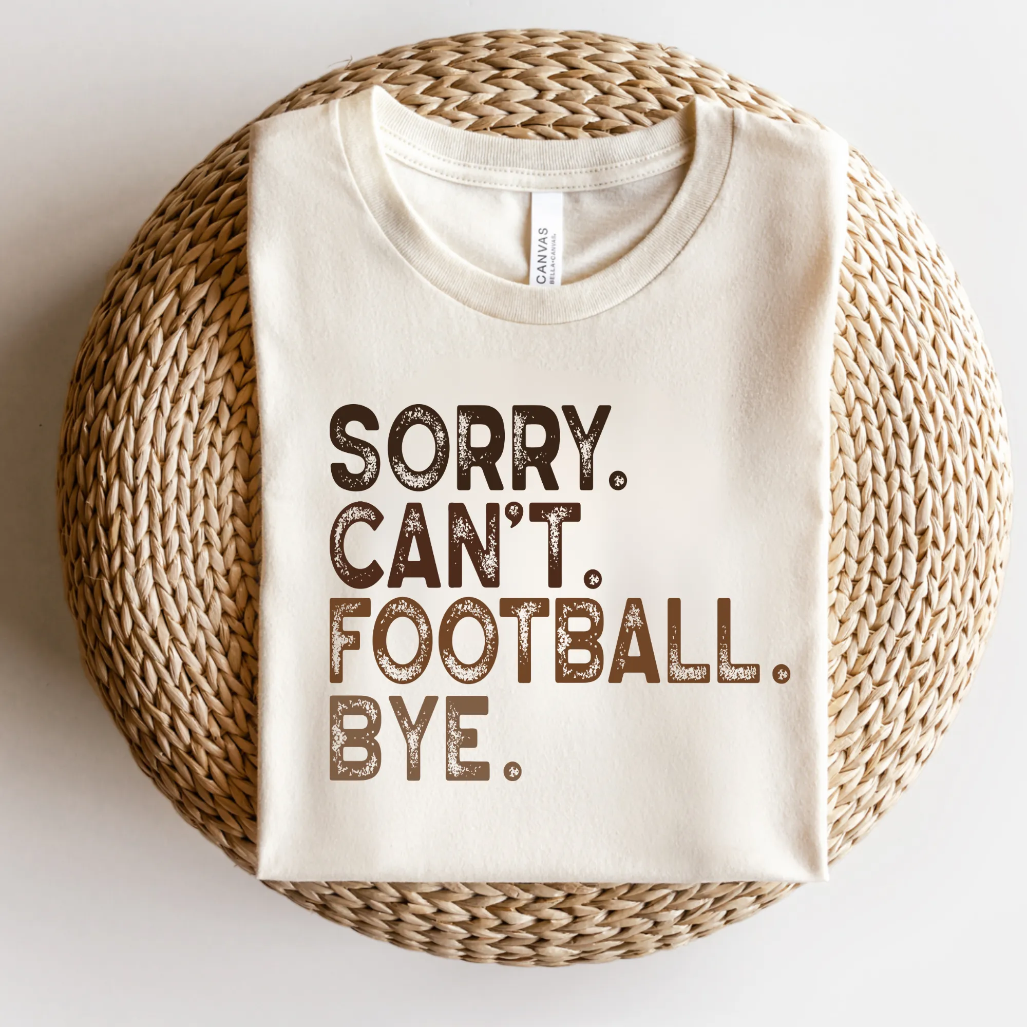 Sorry Can't Football Bye shirt