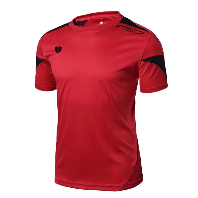 Summer Style New Soccer Jerseys T Shirt Men Camisa Masculina 2017 New Brand Sales Camisas Quick Dry Slim sports jersey