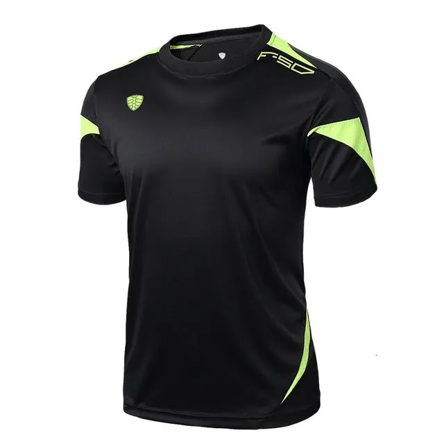 Summer Style New Soccer Jerseys T Shirt Men Camisa Masculina 2017 New Brand Sales Camisas Quick Dry Slim sports jersey