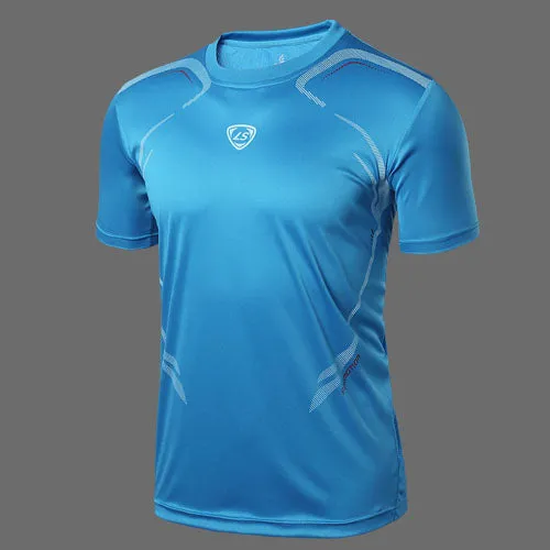 Summer Style New Soccer Jerseys T Shirt Men Camisa Masculina 2017 New Brand Sales Camisas Quick Dry Slim sports jersey