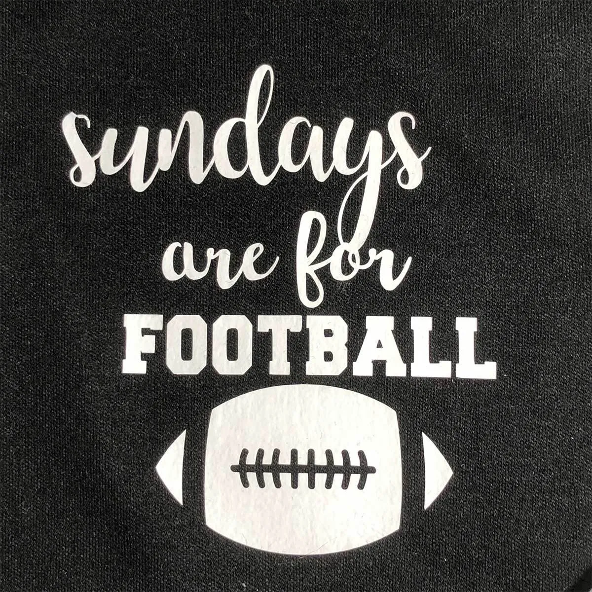 Sundays are for Football Dog Tee Shirt - Black