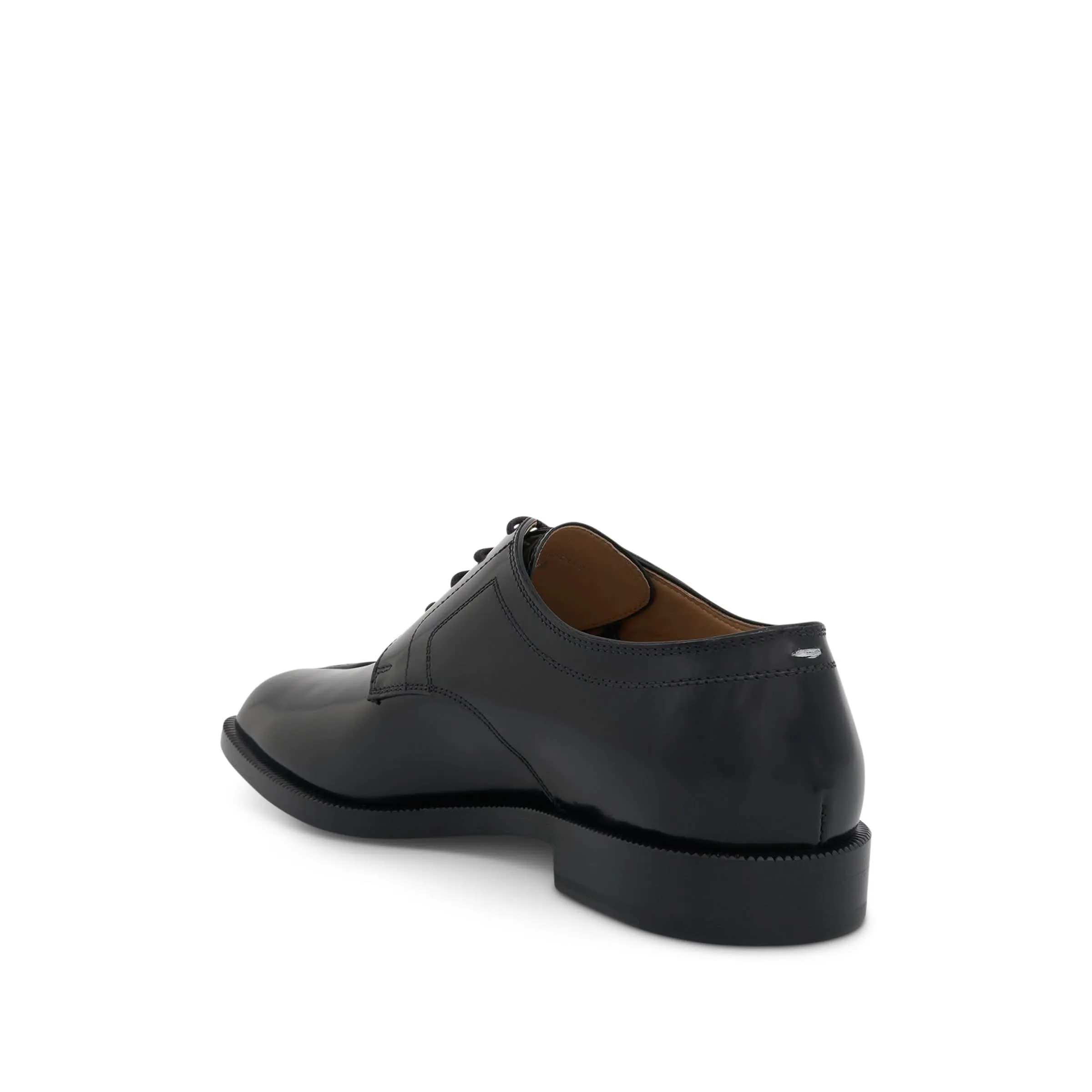 Tabi Lace-ups Stitch Shoes in Black