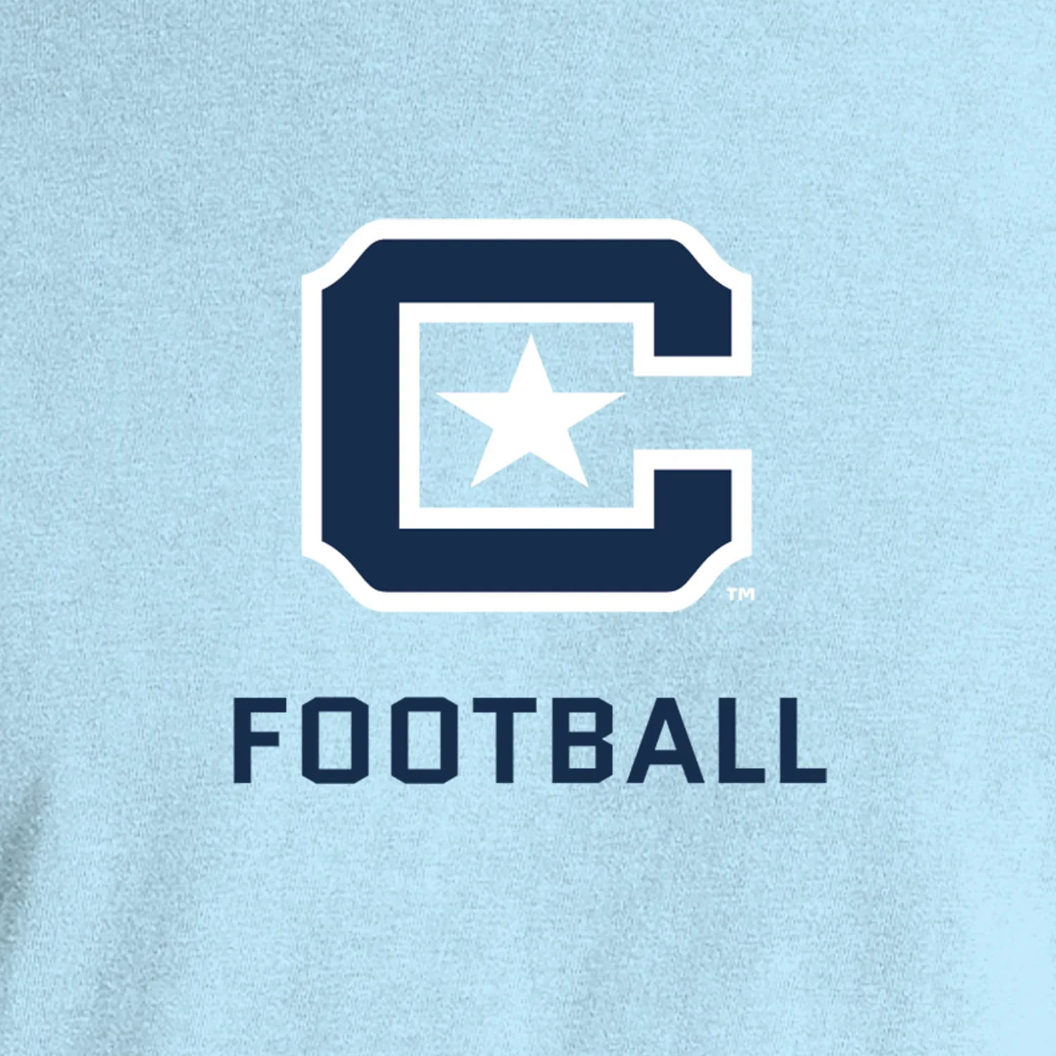 The Citadel C, Sports - Football,  Comfort Colors ® Heavyweight Ring Spun Tee Shirt