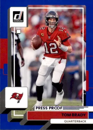 Tom Brady, Press Proof, 2022 Panini Donruss Football NFL