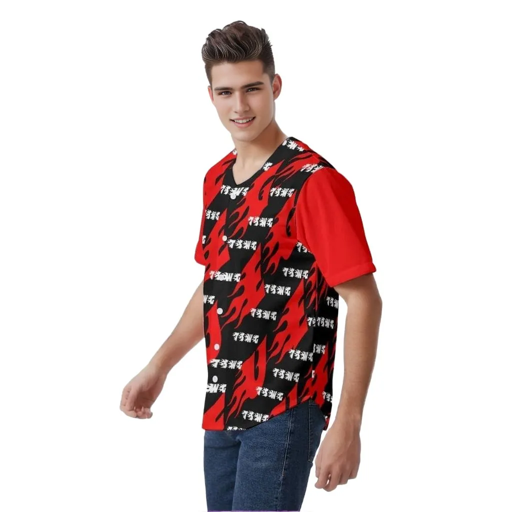 TSWG Fuego Flame Men's Baseball Jersey