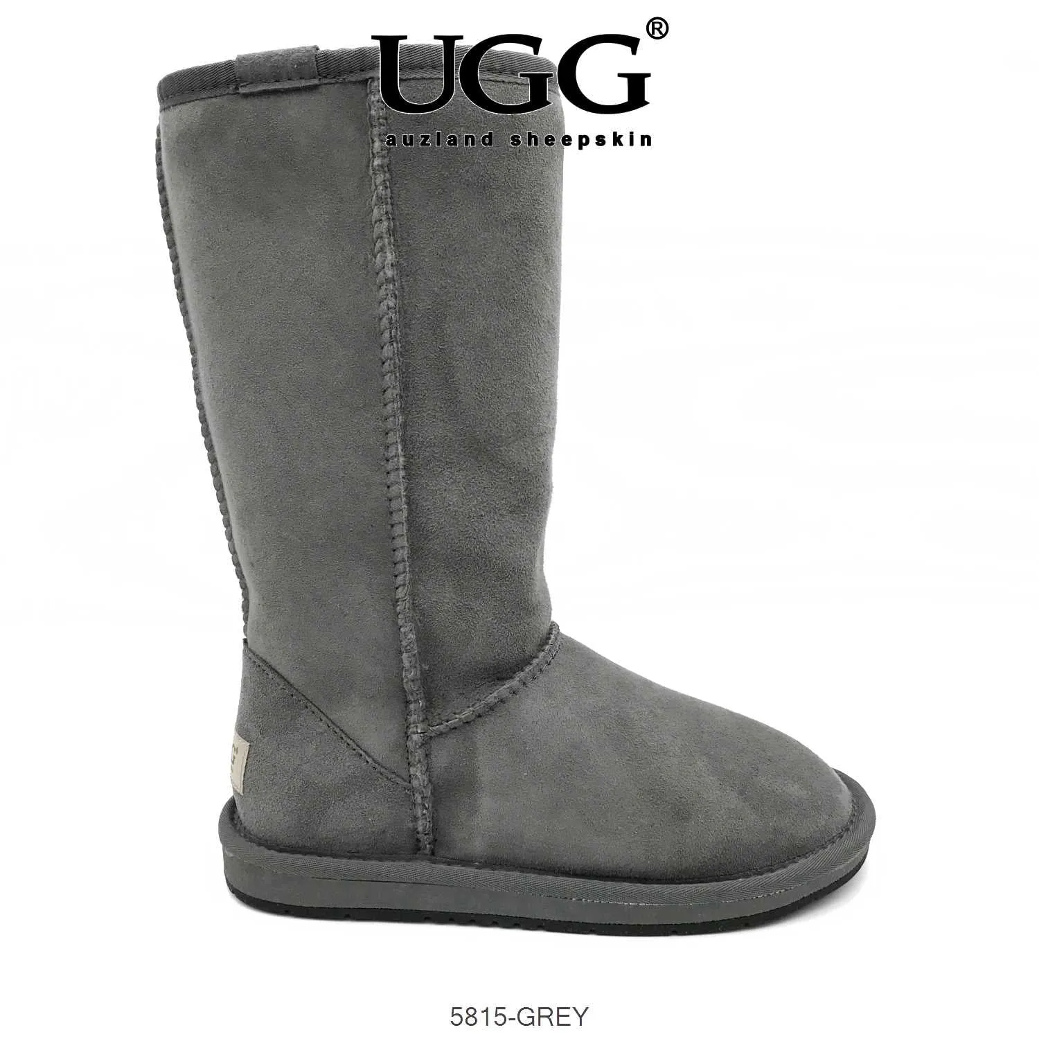 Unisex Premium Tall Classic UGG Boots Water Resistant - Grey