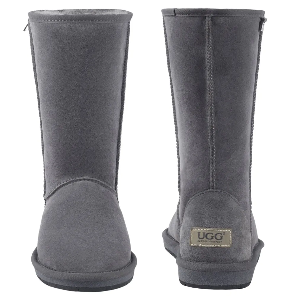 Unisex Premium Tall Classic UGG Boots Water Resistant - Grey