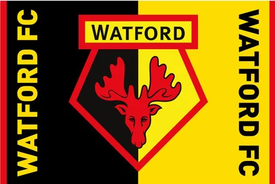 Watford football flag 5ft x 3ft official product