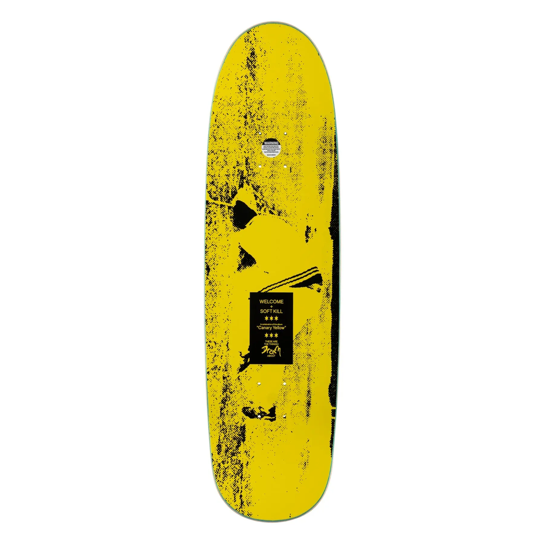 Welcome Soft Kill Canary Yellow on Atheme Deck - 8.8" Red Foil