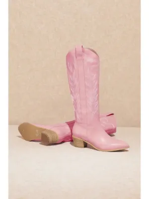 What The Dolly Pink Boots