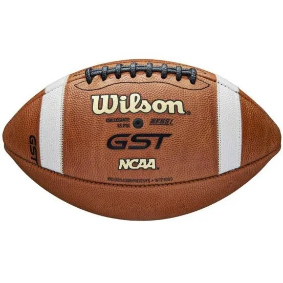 Wilson NCAA 1003 GST Official Leather Game Football