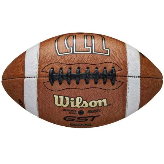 Wilson NCAA 1003 GST Official Leather Game Football