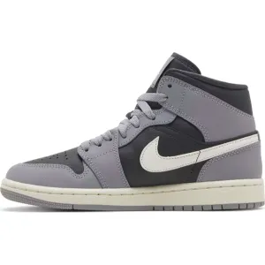 Wmns Air Jordan 1 Mid 'Cement Grey'