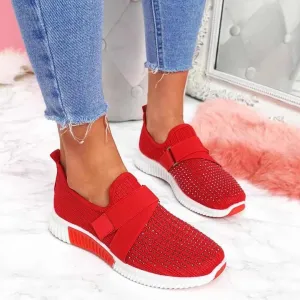 Women Crystal Casual Shoes Sneakers