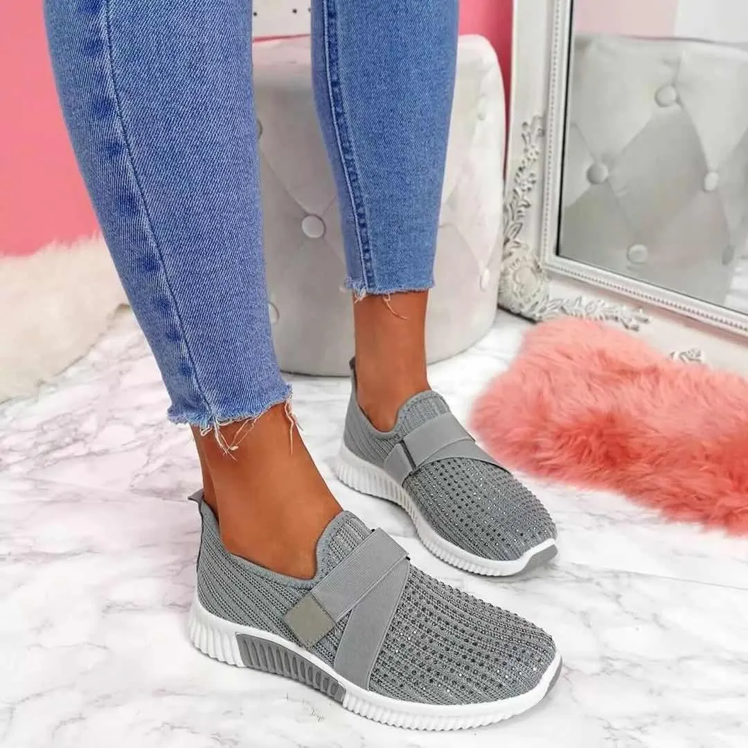 Women Crystal Casual Shoes Sneakers