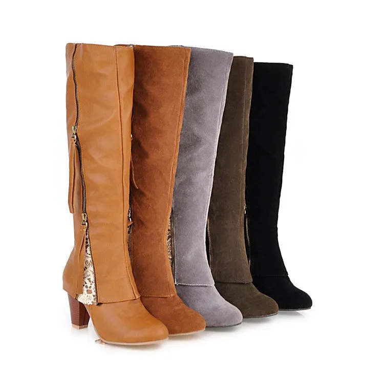 Women's High Heels Tall Boots