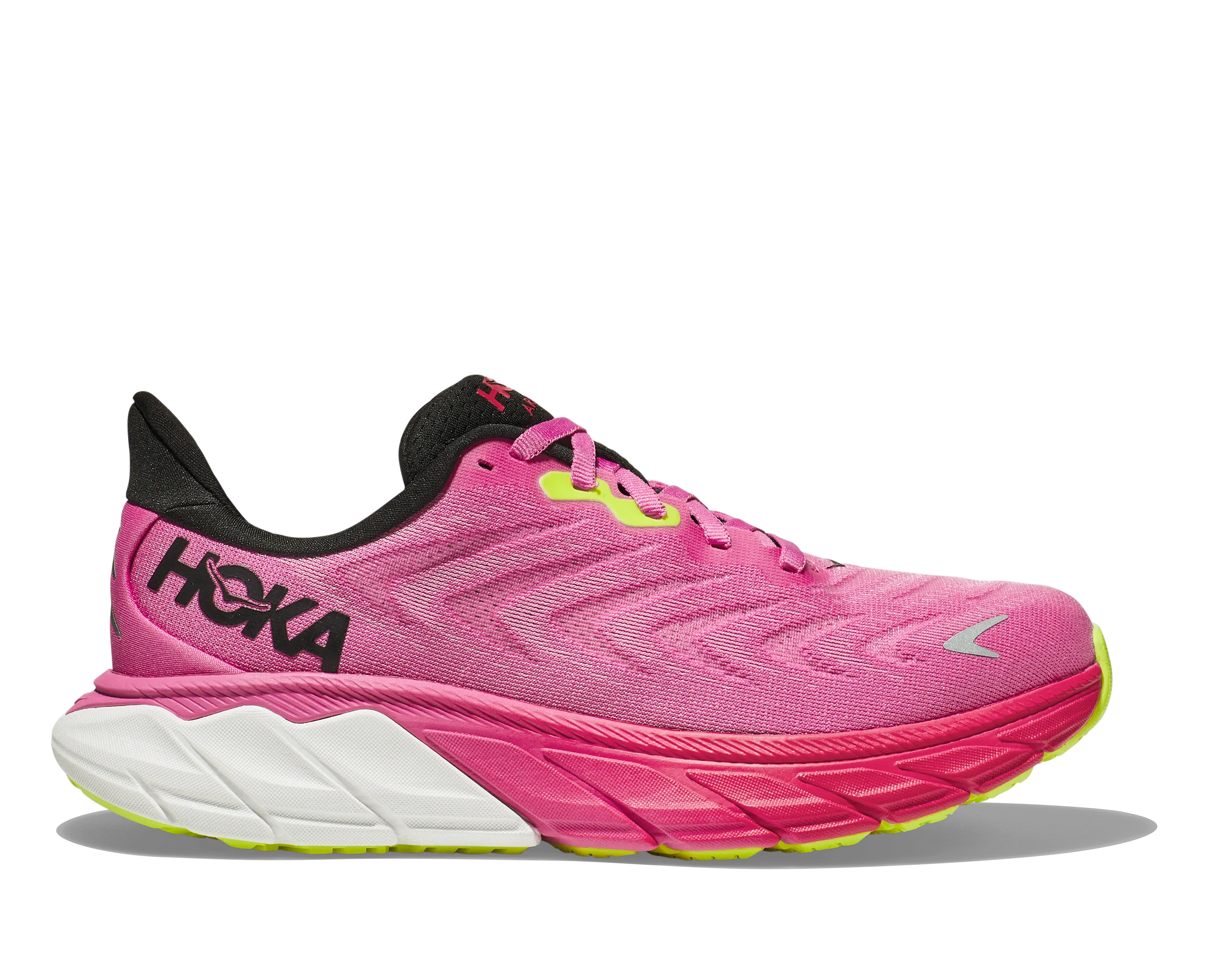 Women's Hoka Arahi 6 Color: Strawberry / Black